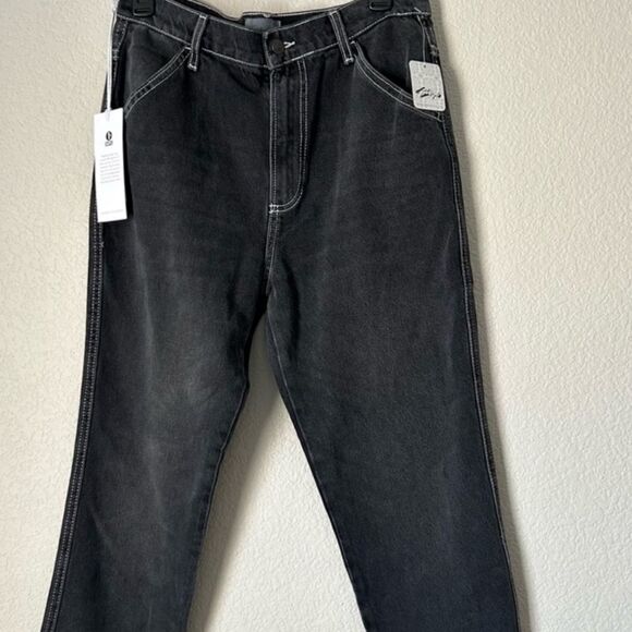 FREE PEOPLE Boyish Denim The Rayo Jean in Space Odyssey - Picture 3 of 6